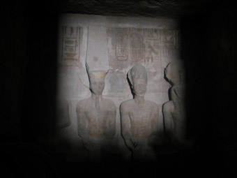 das Allerheiligste in Abu Simbel