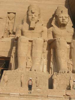 ich  in Abu Simbel