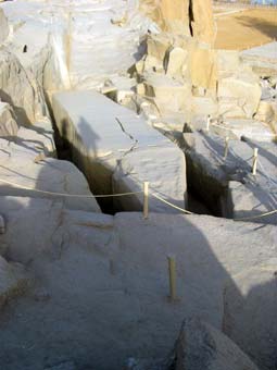 unvollendeter Obelisk in Assuan