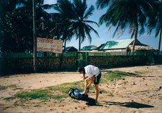 am Strand von Macao