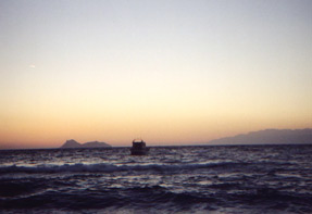 Sonnenuntergang in Matala