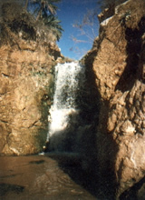 wasserfall an unserem Hotel